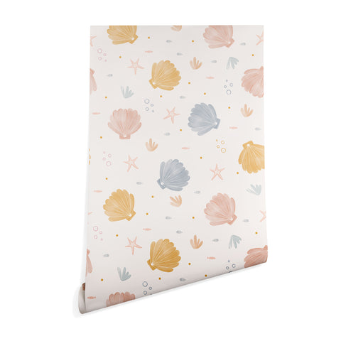 Menina Lisboa Shells and Starfish Wallpaper