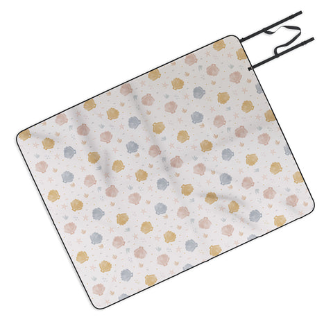 Menina Lisboa Shells and Starfish Picnic Blanket