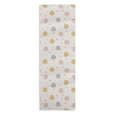 Menina Lisboa Shells and Starfish Yoga Towel