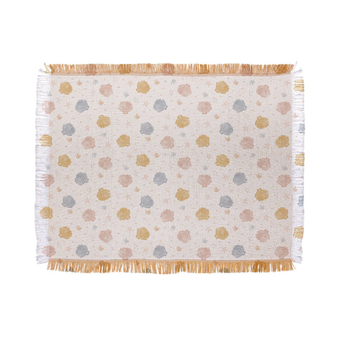Menina Lisboa Shells and Starfish Throw Blanket