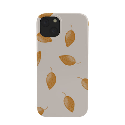 Menina Lisboa Small Yellow Leaves Phone Case
