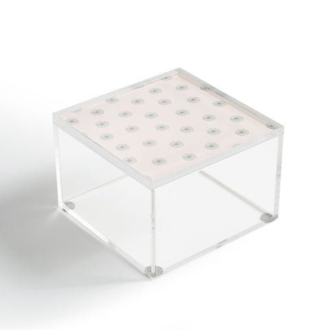 Menina Lisboa Soft Blue Daisies Acrylic Box