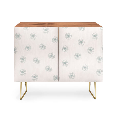 Menina Lisboa Soft Blue Daisies Credenza