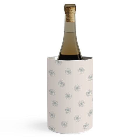 Menina Lisboa Soft Blue Daisies Wine Chiller