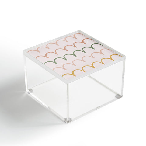 Menina Lisboa Spring Abstract Waves Acrylic Box