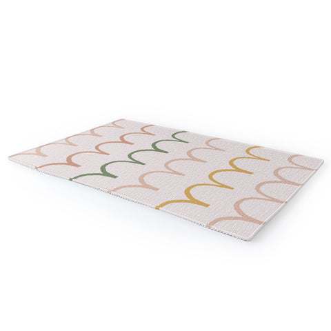 Menina Lisboa Spring Abstract Waves Area Rug