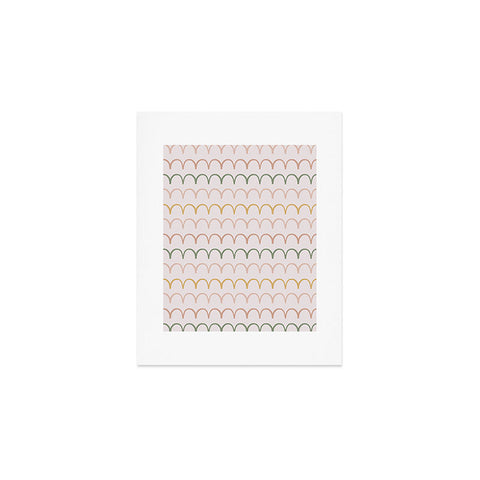 Menina Lisboa Spring Abstract Waves Art Print