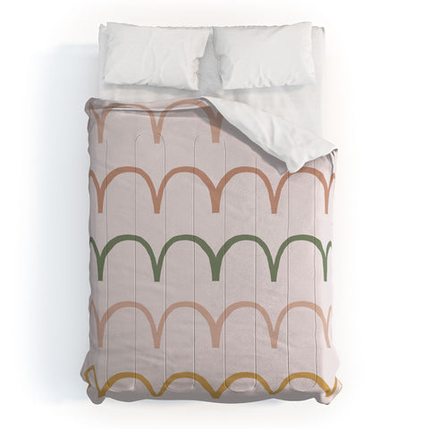 Menina Lisboa Spring Abstract Waves Comforter