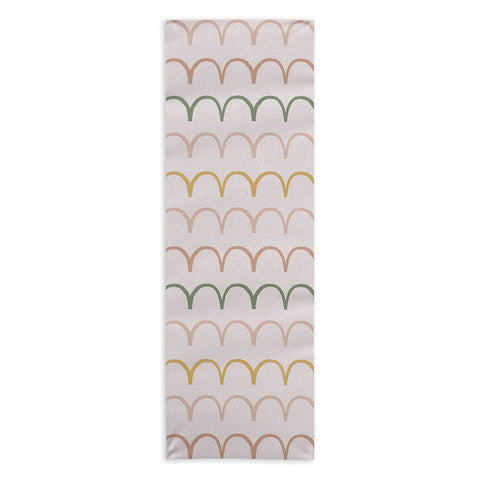 Menina Lisboa Spring Abstract Waves Yoga Towel