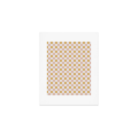 Menina Lisboa Spring Checkers Art Print