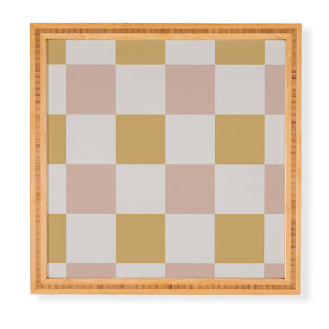 Menina Lisboa Spring Checkers Framed Wall Art