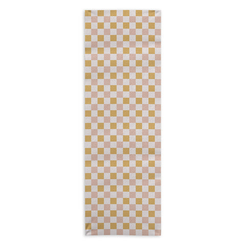 Menina Lisboa Spring Checkers Yoga Towel
