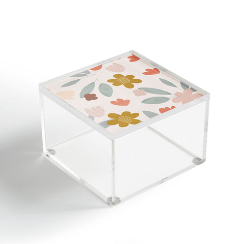 Menina Lisboa Spring Colorful Flowers Acrylic Box