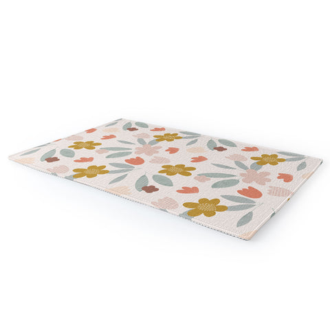 Menina Lisboa Spring Colorful Flowers Area Rug