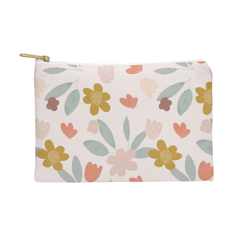 Menina Lisboa Spring Colorful Flowers Pouch