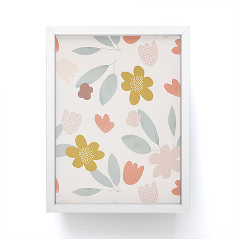 Menina Lisboa Spring Colorful Flowers Framed Mini Art Print
