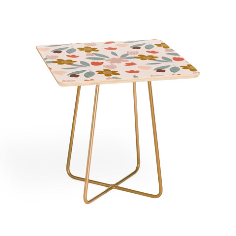 Menina Lisboa Spring Colorful Flowers Side Table