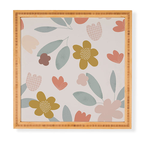 Menina Lisboa Spring Colorful Flowers Framed Wall Art