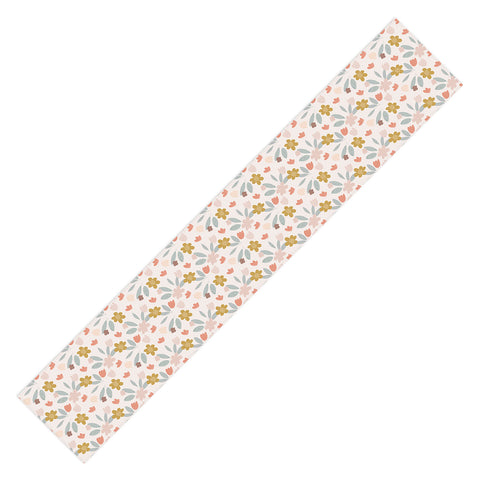 Menina Lisboa Spring Colorful Flowers Table Runner