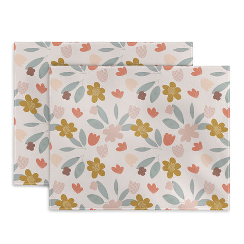 Menina Lisboa Spring Colorful Flowers Placemat