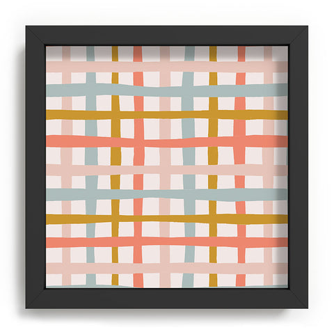 Menina Lisboa Spring Colorful Stripes Recessed Framing Square
