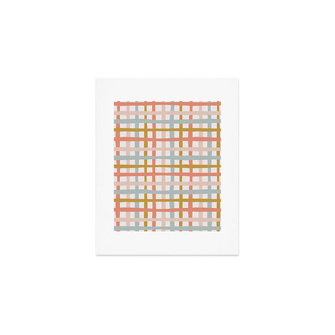 Menina Lisboa Spring Colorful Stripes Art Print
