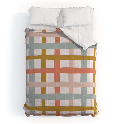 Menina Lisboa Spring Colorful Stripes Comforter