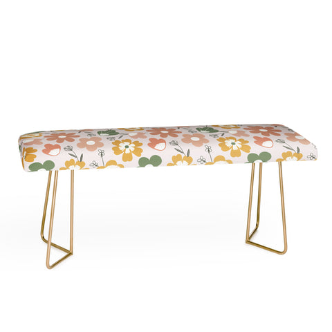 Menina Lisboa Spring Daisies Bench