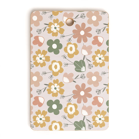 Menina Lisboa Spring Daisies Cutting Board Rectangle