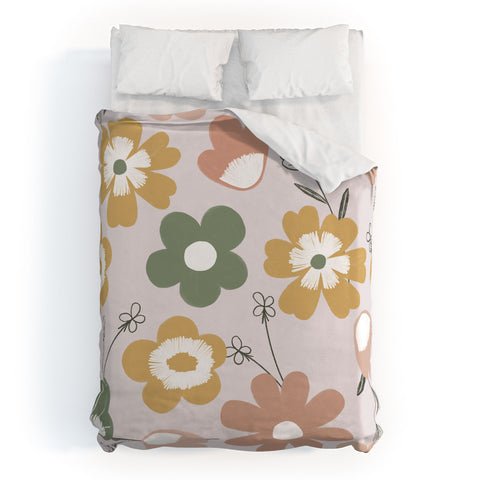 Menina Lisboa Spring Daisies Duvet Cover