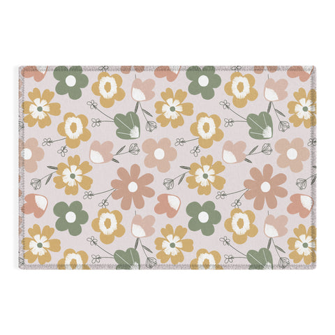 Menina Lisboa Spring Daisies Outdoor Rug
