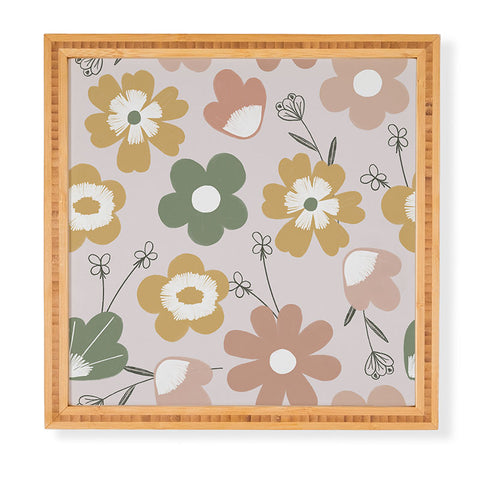 Menina Lisboa Spring Daisies Framed Wall Art