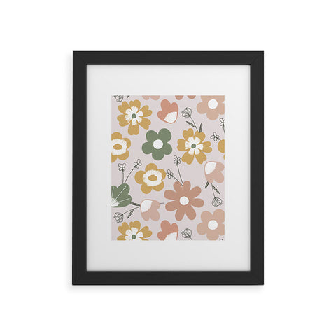 Menina Lisboa Spring Daisies Framed Art Print