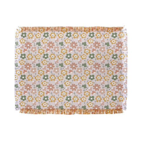 Menina Lisboa Spring Daisies Throw Blanket