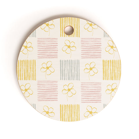 Menina Lisboa Spring Grandmillennial Cutting Board Round