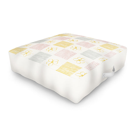 Menina Lisboa Spring Grandmillennial Outdoor Floor Cushion