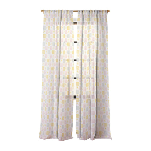 Menina Lisboa Spring Grandmillennial Sheer Window Curtain