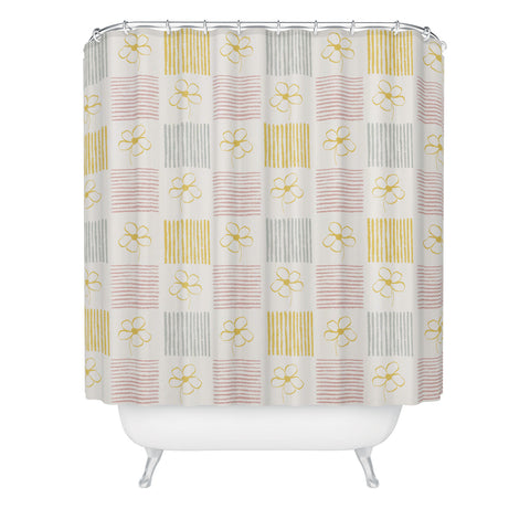 Menina Lisboa Spring Grandmillennial Shower Curtain