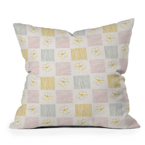 Menina Lisboa Spring Grandmillennial Outdoor Throw Pillow