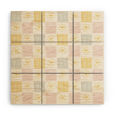 Menina Lisboa Spring Grandmillennial Wood Wall Mural