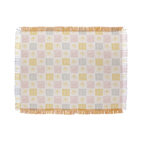Menina Lisboa Spring Grandmillennial Throw Blanket