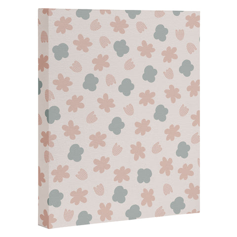 Menina Lisboa Spring Modern Flowers Art Canvas