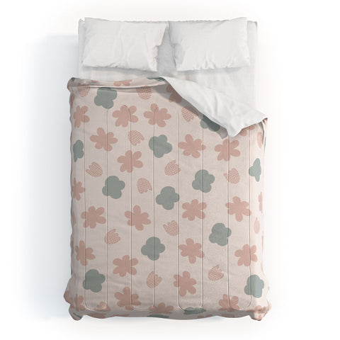 Menina Lisboa Spring Modern Flowers Comforter