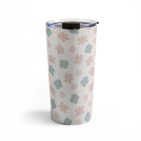 Menina Lisboa Spring Modern Flowers Travel Mug
