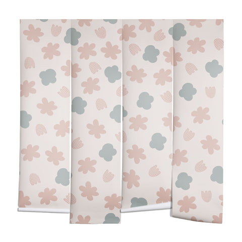 Menina Lisboa Spring Modern Flowers Wall Mural