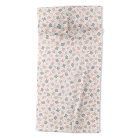 Menina Lisboa Spring Modern Flowers Beach Towel