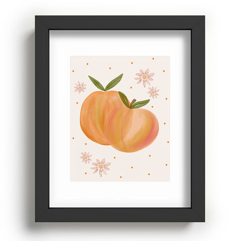 Menina Lisboa Spring Peaches Recessed Framing Rectangle