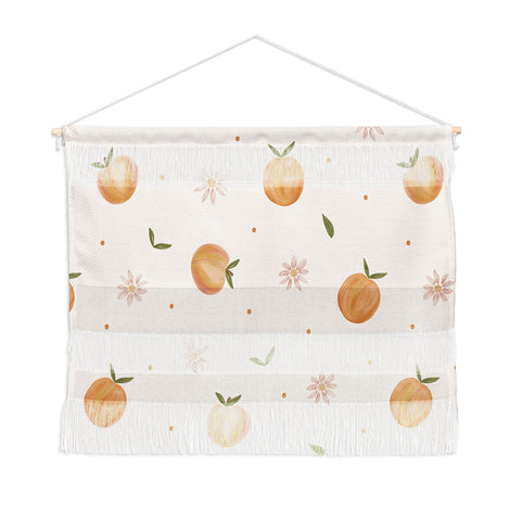 Menina Lisboa Spring Peaches Wall Hanging Landscape