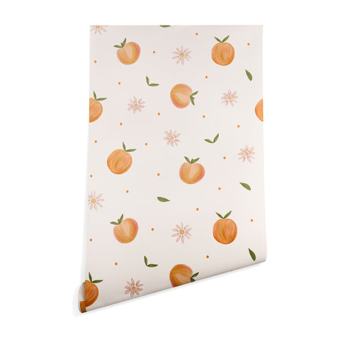 Menina Lisboa Spring Peaches Wallpaper