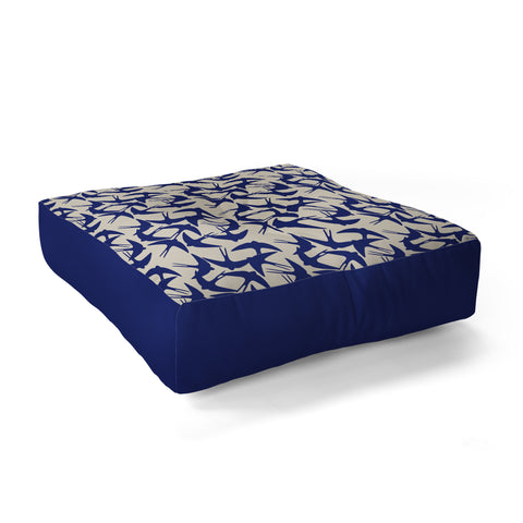 Menina Lisboa Spring Swallows Floor Pillow Square